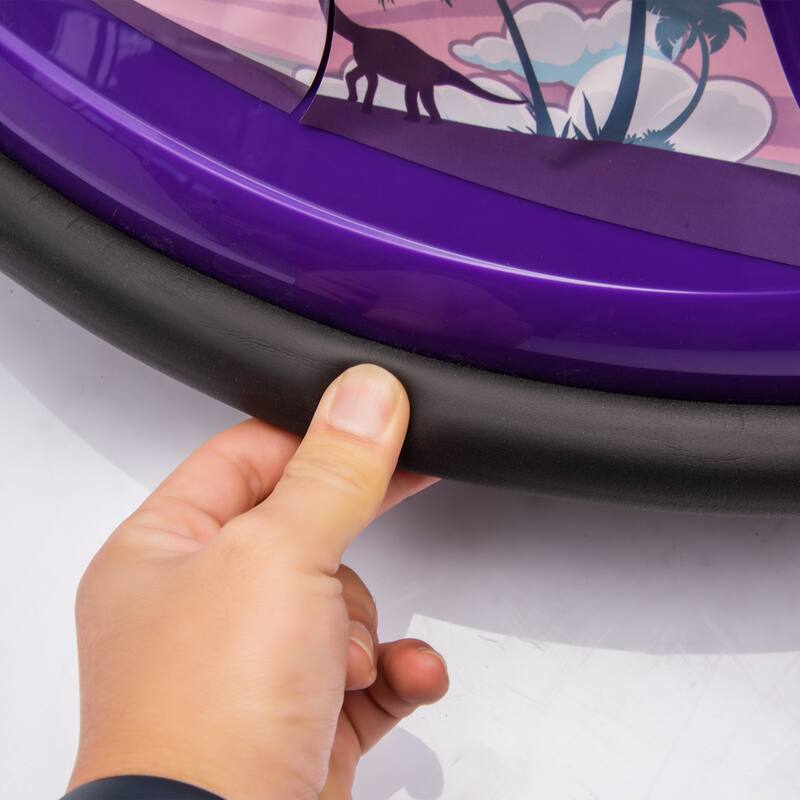 12V Kids Ride On Bumper car W/Parents control,Rotate 360 degrees,Two-handed switch for direction control For kids of 2-5