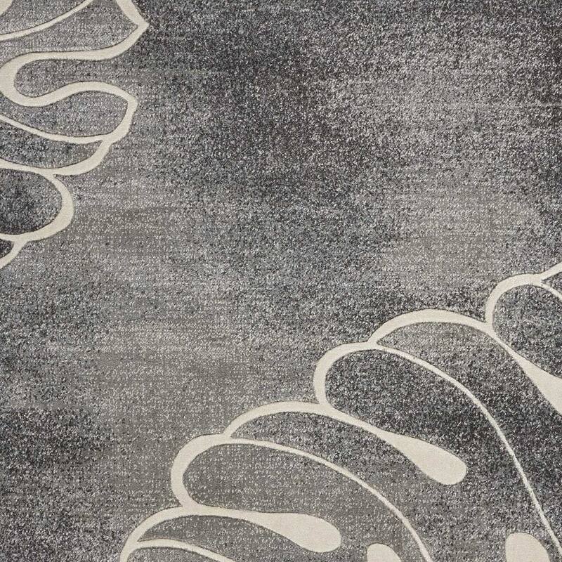 Fuze Power Loomed Modern Stain Resistant Area Rug By HomeRoots - 70' X '46' X '0.5