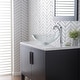 preview thumbnail 30 of 33, Kraus Glass Vessel Sink, Bathroom Faucet, Pop Up Drain, Mounting Ring