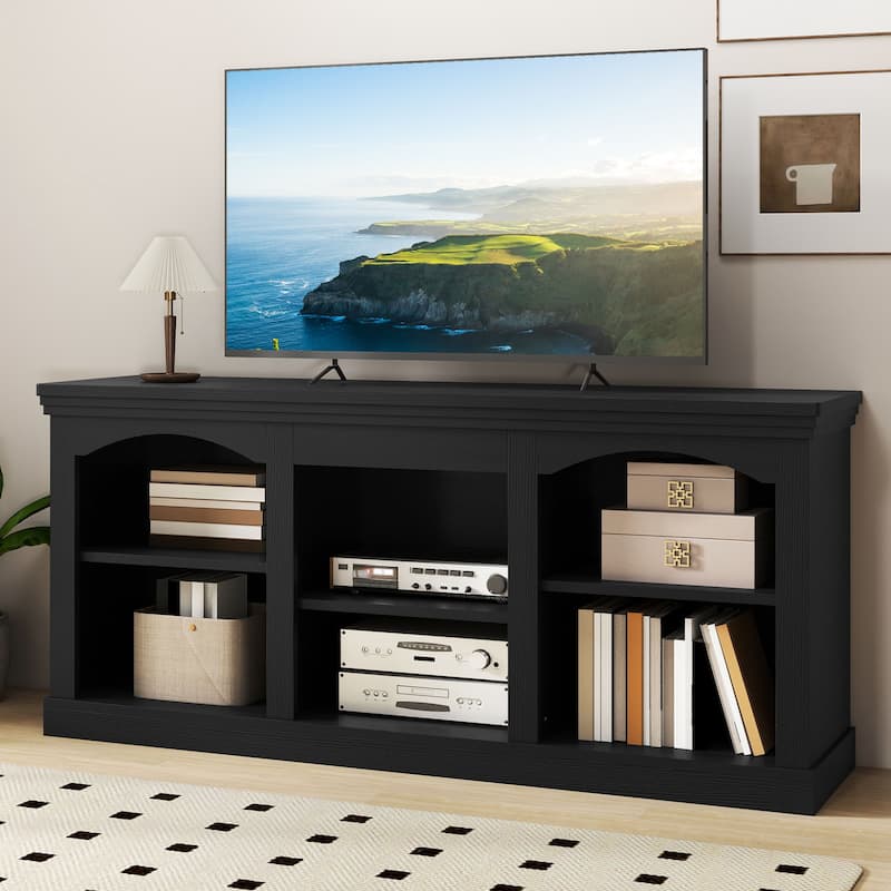 Moasis 70"W Farmhouse TV Stand for 75/80" TV, Entertainment Center