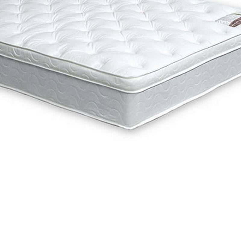 Fima 11 Inch Full Size Pillow Top Mattress, Medium Firmness Hi Density Foam