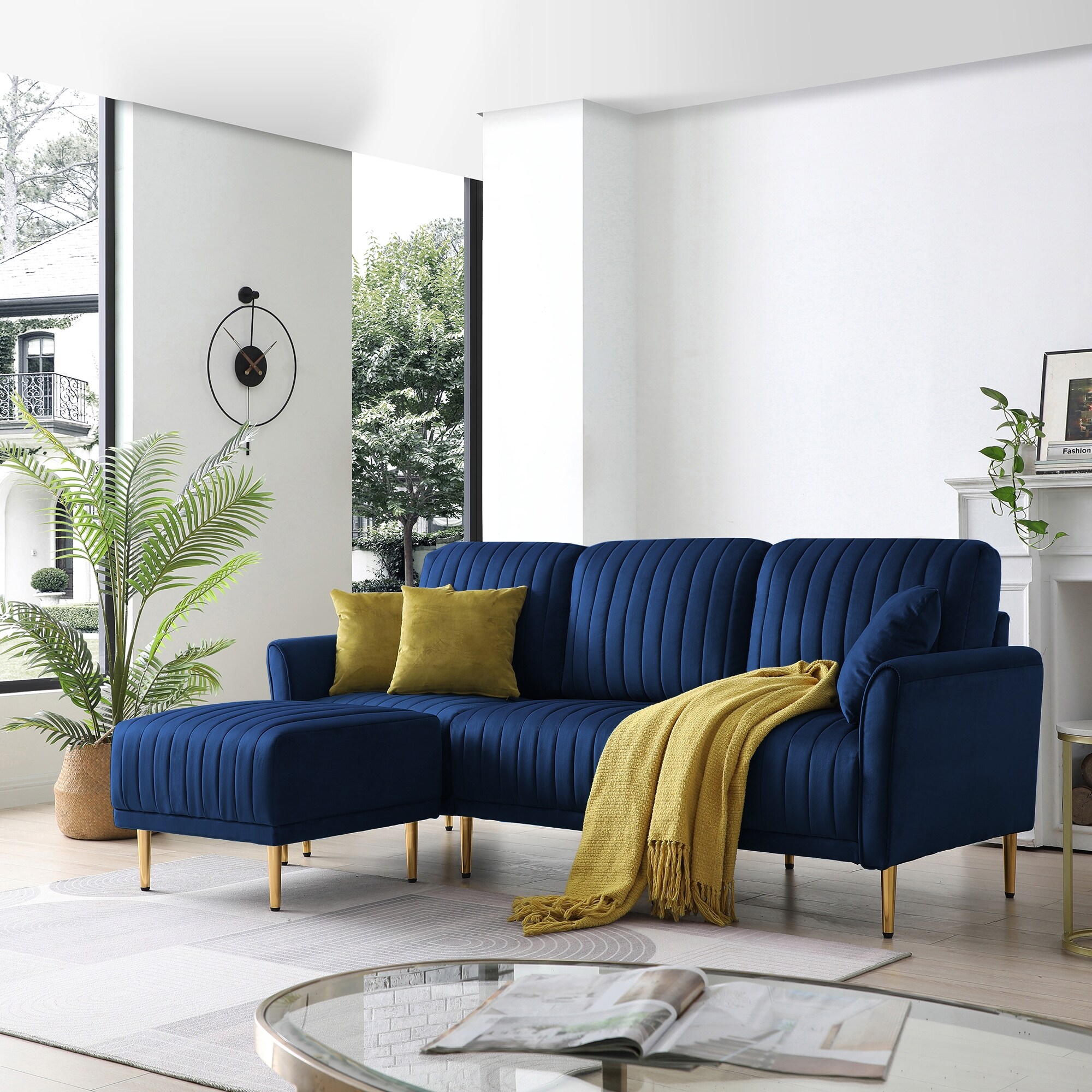Chaise lounge 3 seater deals
