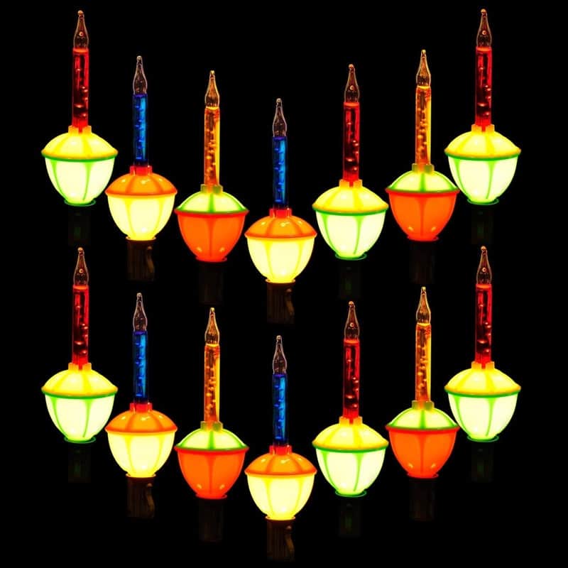 Christmas Bubble String Light, 7 Bubbles Lights, Old Fashion Vintage String Lights (Multicolor) - Multicolor