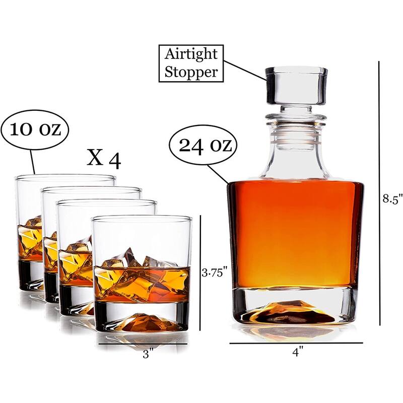 5 Piece Basic Whiskey Set - Set of 5