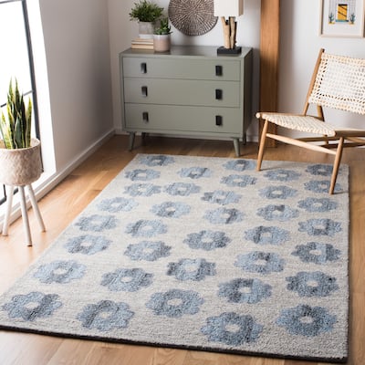 SAFAVIEH Handmade Abstract Vistiana Floral Wool Rug