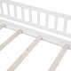 preview thumbnail 67 of 68, Wood Bed House Bed Frame with Fence