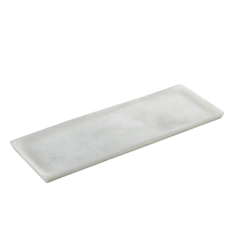 Rectangle Platter Set Of 2 White
