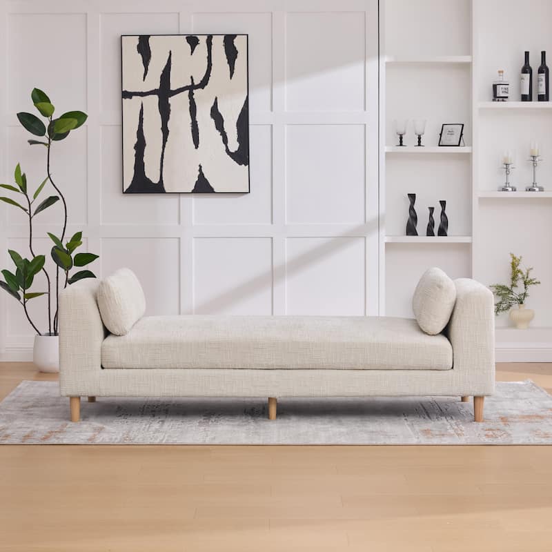 83.1" W Modern Upholstered Lounge Chair,Oversized Sofa Chair with Pillow and Armrests