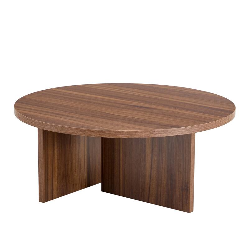 Versatile Round Coffee Table Modern Minimalism with Nordic Elegance