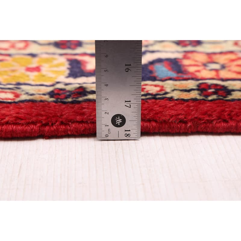 ECARPETGALLERY Hand-knotted Andelz Red Wool Rug - 4'6 x 7'1