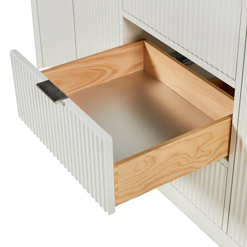 Ariel P72D-BC Milan 72" Double Free Standing Vanity Cabinet