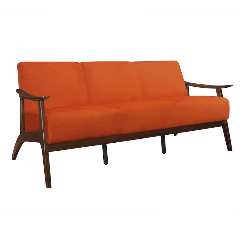 Parlier Velvet Sofa - Orange