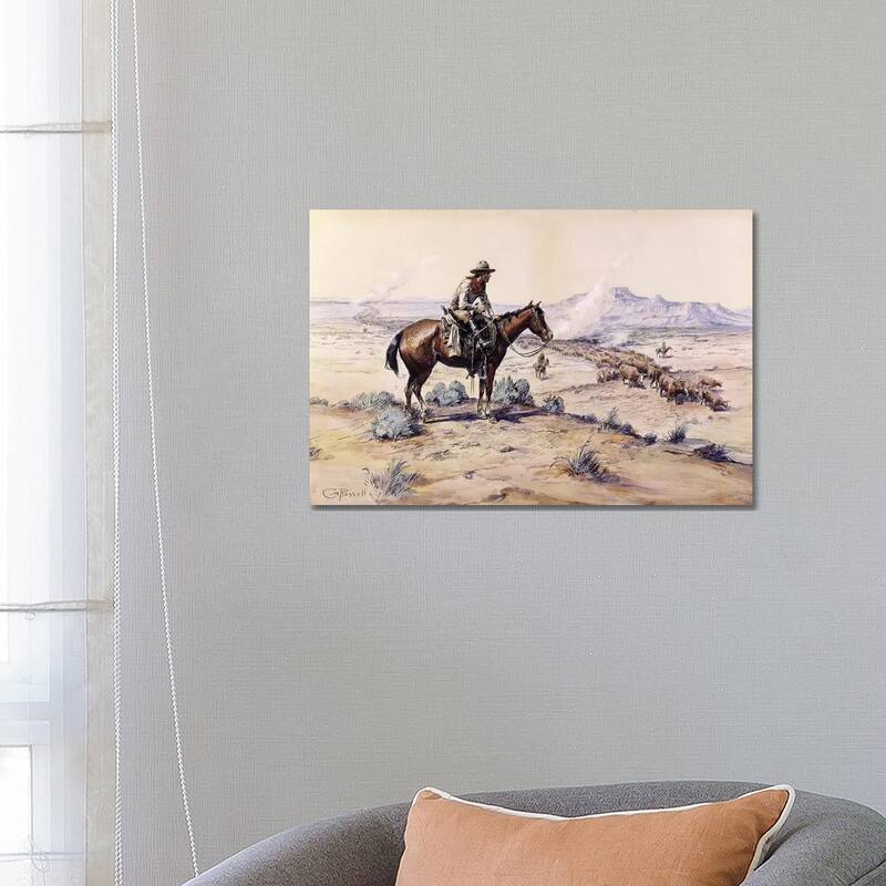 iCanvas "The Trail Boss" by Charles Marion Russell Canvas Print - 18x26x1.5