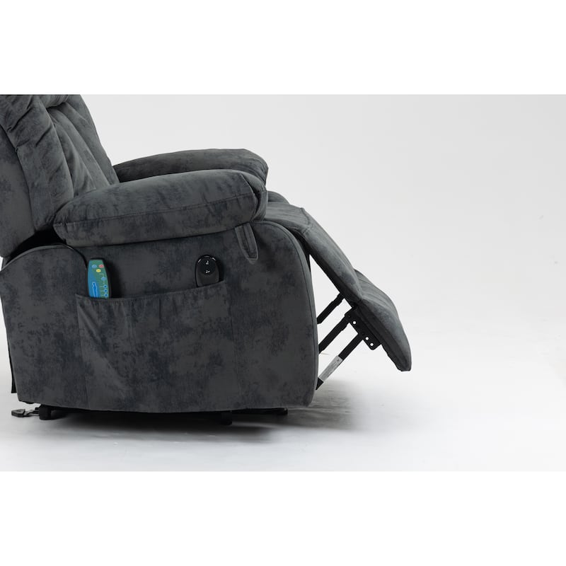 Power Lift Recliner Chair with Massage & Heating, Ergonomic Lounge Sofa Chair, Electric Massage Chair with USB Port