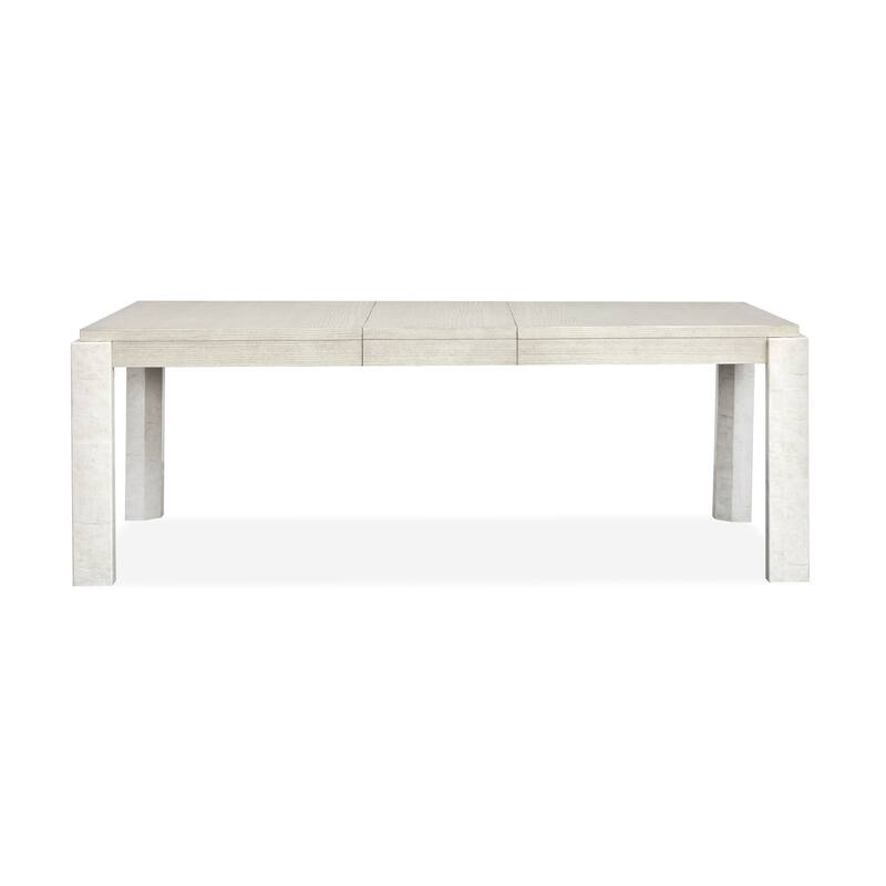 Magnussen Home Lorelei Misty Cloud Extendable Rectangular Dining Table - 44''W x 68''D x 29.75''H