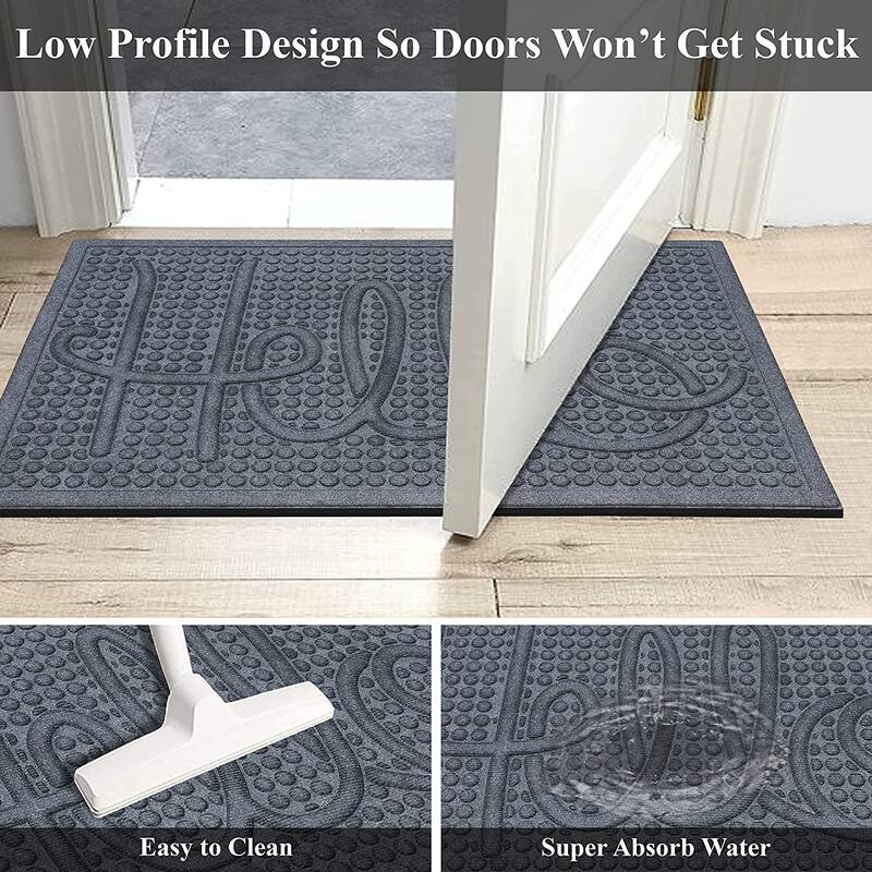 A1HC Water Retainer Indoor/Outdoor 24"X36" Doormat
