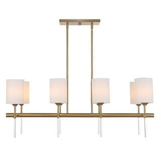 Uttermost 21388 Awyr 8 Light 44" Wide Linear Chandelier