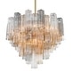 preview thumbnail 10 of 9, Crystorama Lighting Group ADD-312-AU Addis 12 Light 27" Wide Waterfall