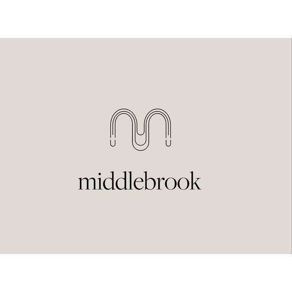 Middlebrook 3-Piece Set Writing Desk with 2 Cabinet Bookcases