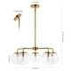 preview thumbnail 5 of 3, SAFAVIEH Lighting Negara Chandelier - 25" W x 25" D x 18-48" H