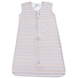 Hudson Baby Infant Boy Cotton Sleeveless Wearable Sleeping Bag, Sack, Blanket, Aztec Stripe