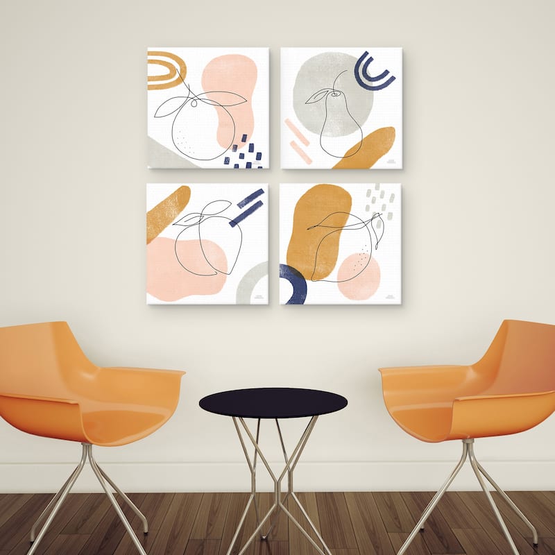 Kitchen Table I-IV by Laura Marshall Canvas Art Prints