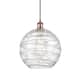 Option Clear Deco Swirl / Antique Copper