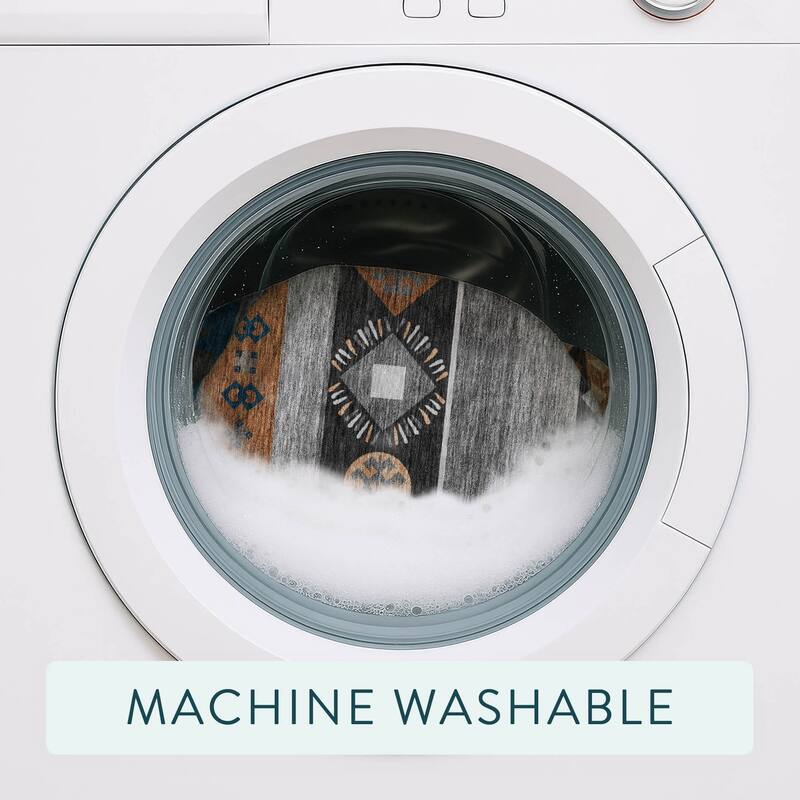 Machine Washable Indoor/ Outdoor Global Tuca Chantille Rug