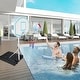 preview thumbnail 8 of 18, 3.1-4.7ft Outdoor Portable Poolside Swimming Pool Basketball Hoop System