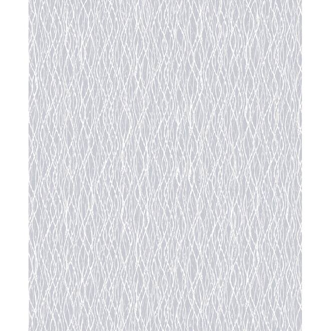 Decorline Quinn Lavender Twist Wallpaper - 21in x 396in x 0.025in