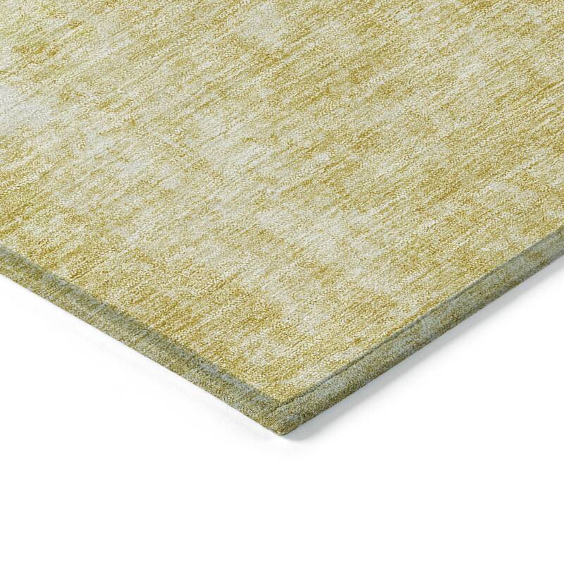 Machine Washable Indoor/ Outdoor Chantille Abstract Solid Rug