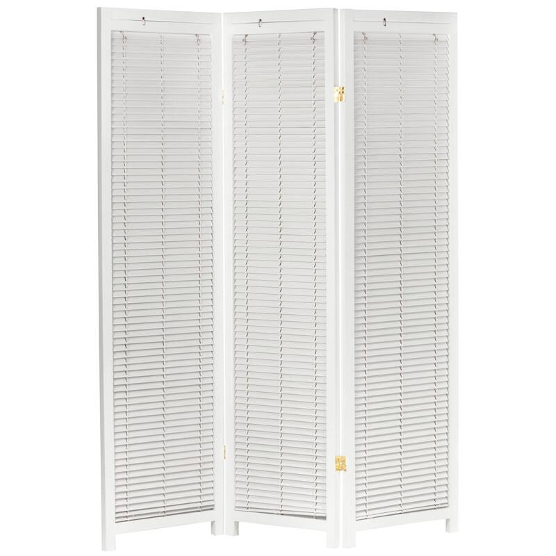 6 ft. Tall Adjustable Shutter Room Divider