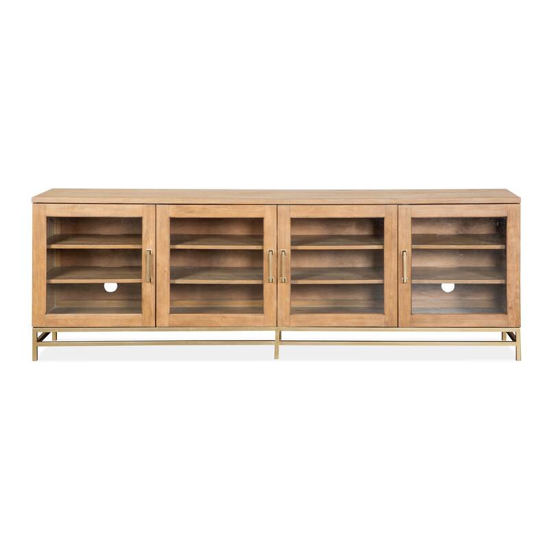 Magnussen Home Lindon Belgian Wheat Large Console - 84"W x 17"D x 29"H