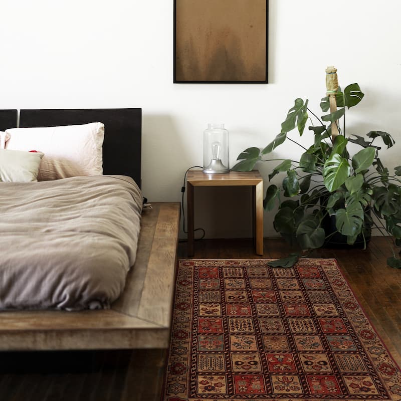 ECARPETGALLERY Hand-knotted Andelz Red Wool Rug - 3'11 x 6'4