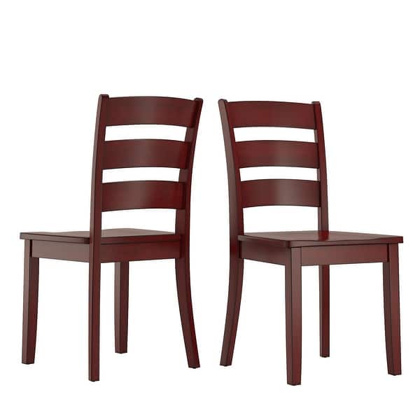 slide 2 of 13, Wilmington II Wood Dining Chairs (Set of 2) by iNSPIRE Q Classic Antique Berry
