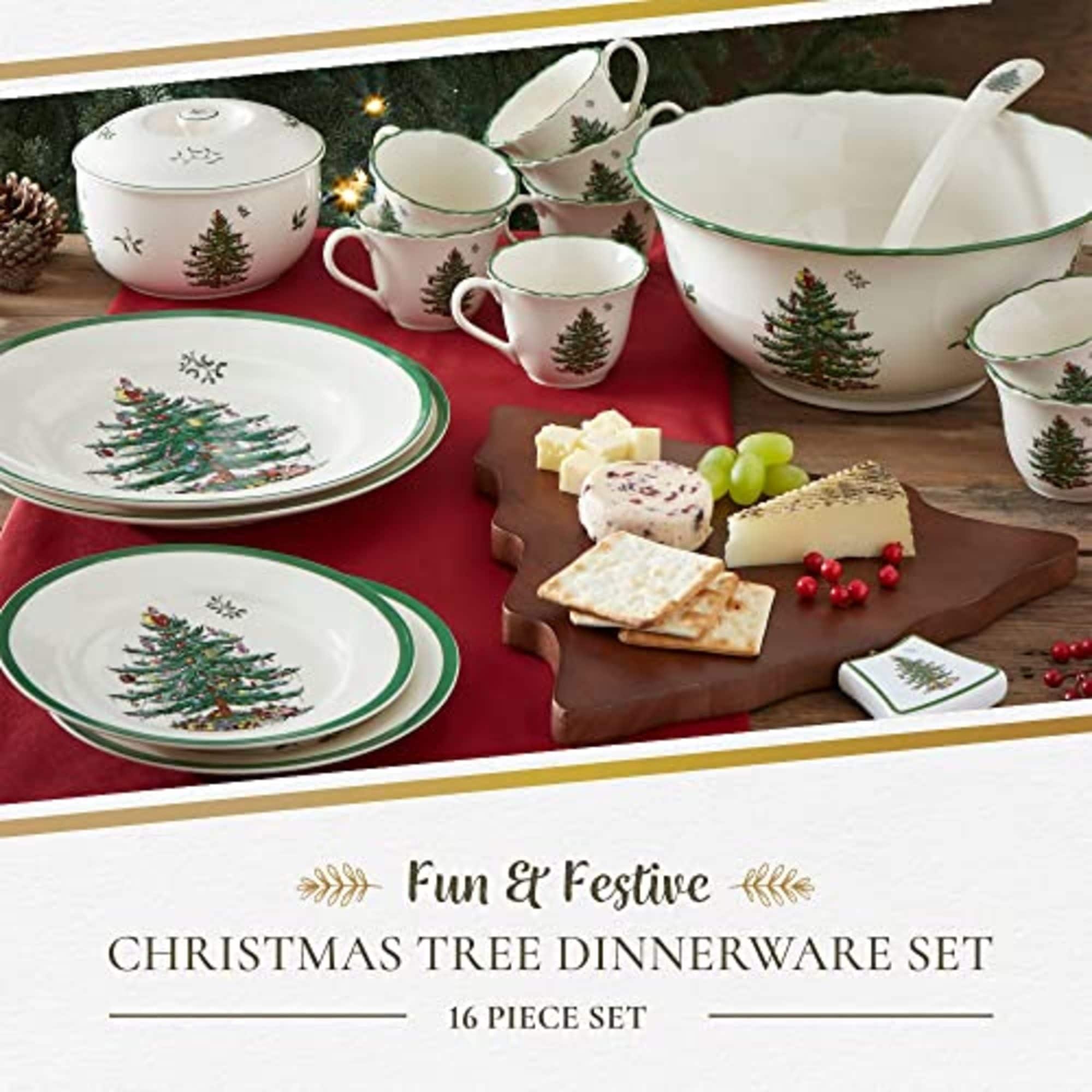 Spode christmas tree dinnerware on sale