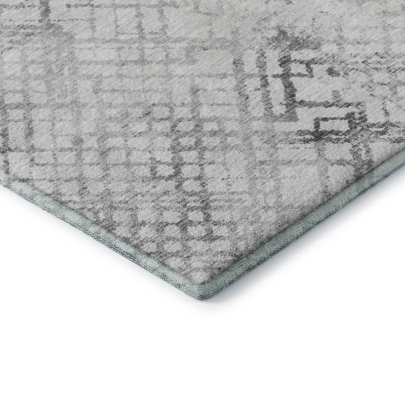 Premium Washable Super Soft Modern Trellis Mayfield Rug