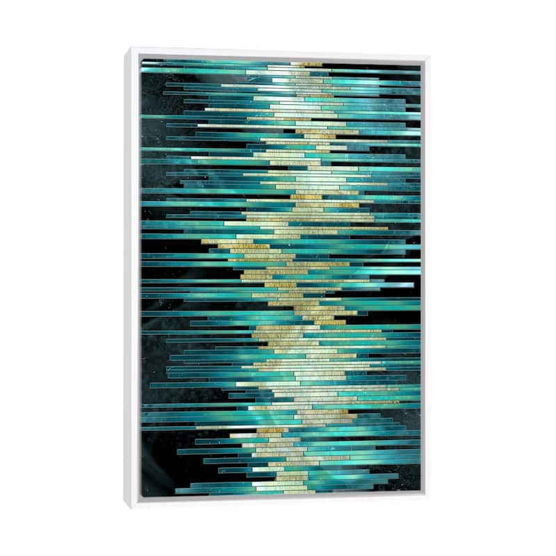 iCanvas "Spirit With Mechanism" by 5by5collective Framed Canvas Print - White - 40x26