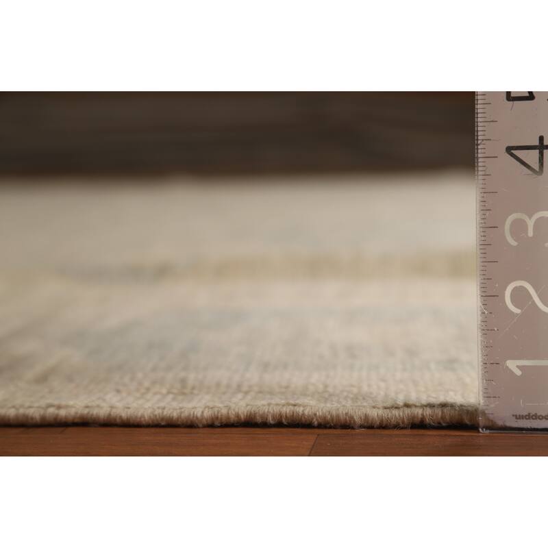 Oushak Turkish Area Rug Handmade Vegetable Dye Wool Carpet - 9'0"x 11'11"