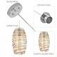preview thumbnail 7 of 5, Maxax 1 - Light Clear/Chrome/Blue Single Pendant