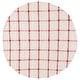 preview thumbnail 31 of 48, SAFAVIEH Handmade Montauk Espedita Casual Cotton Rug 6' Round - Ivory/Red - Round