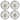 Lenox Haunted Village Accent Plates, Set of 4, Assorted