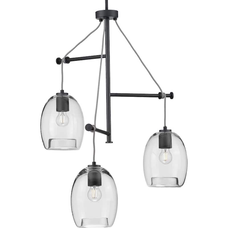 Progress Lighting Caisson 3 Light 30" Wide Multi Light Pendant