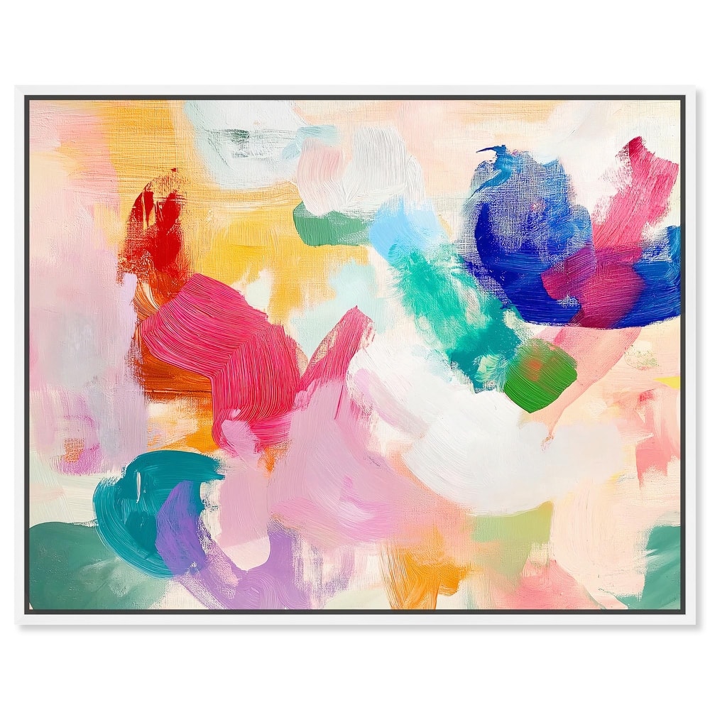Pastel Riot I Colorful Canvas by Art Remedy