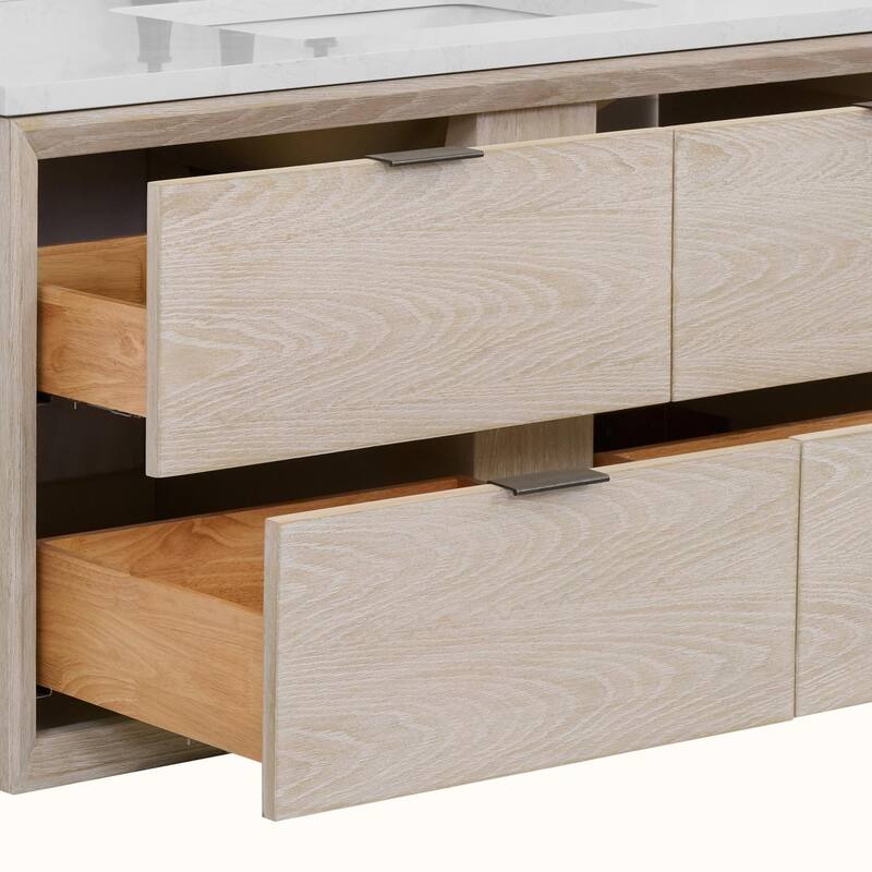 Legion Furniture WH25 Solid Wood Contemporary Bathroom Vanity with 1" thick Artificial top