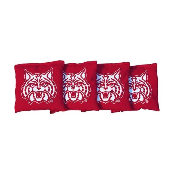 slide 2 of 3, Arizona Wildcats Red Cornhole Bags All-Weather Resin Filled