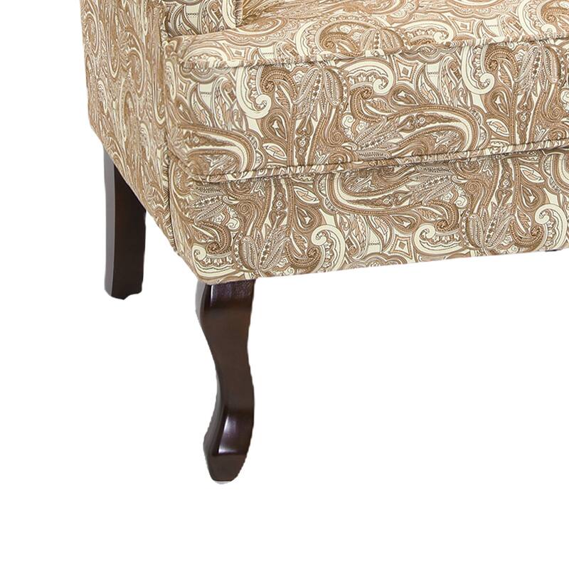 2 Set Modern Upholstery Wingback Accent Chair