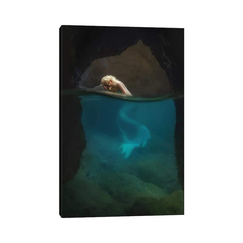 iCanvas "The Rest Of The Mermaid" by Paolo Lazzarotti Canvas Print