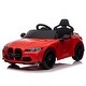 preview thumbnail 1 of 43, BMW M4 12V Kids Ride On Car - Remote Control, Adjustable Speed, USB, MP3, Bluetooth, LED Lights, Easy to Carry Red