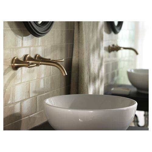 Shop Moen Ts6530 Double Handle Wall Mounted Bathroom Faucet From